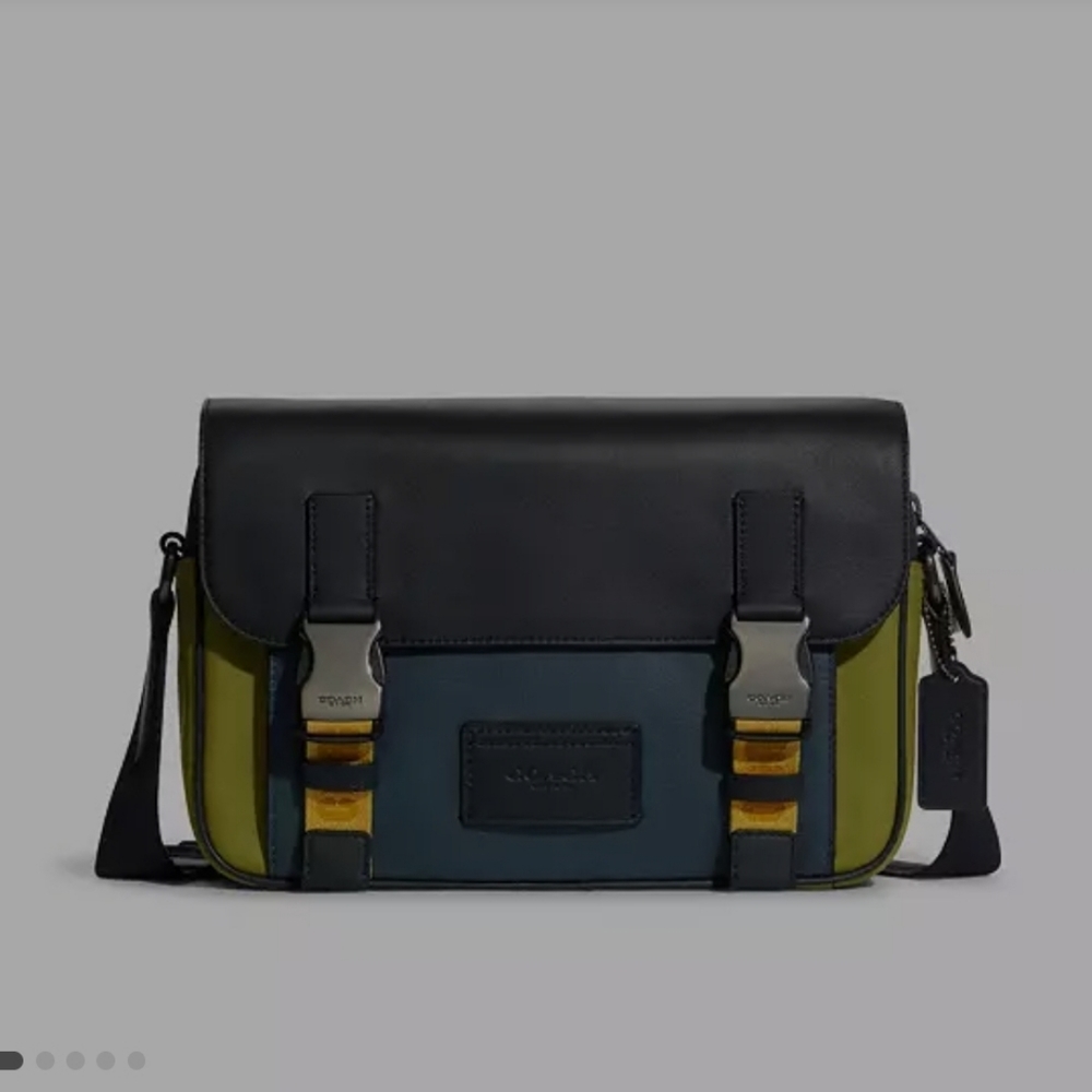Coach Track Crossbody in color block